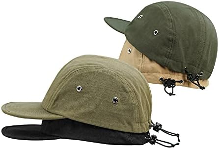 קרוגו שטוח שוליים כובע בייסבול כובע קלאסי כובע כובע היפ הופ סגנון שטר שטוח כובע 4 פאנל משאית כובע