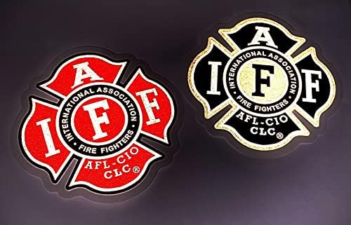 4 IAFF Union 3M 3M Ultra reflective Vinyl Winebighter Window Makal American Made Made