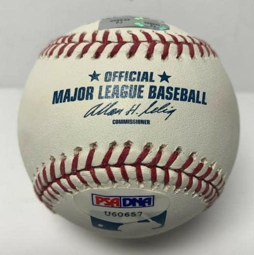 טומי לסורדה חתום על MLB בייסבול דודג'רס PSA U60657 - כדורי חתימה עם חתימה
