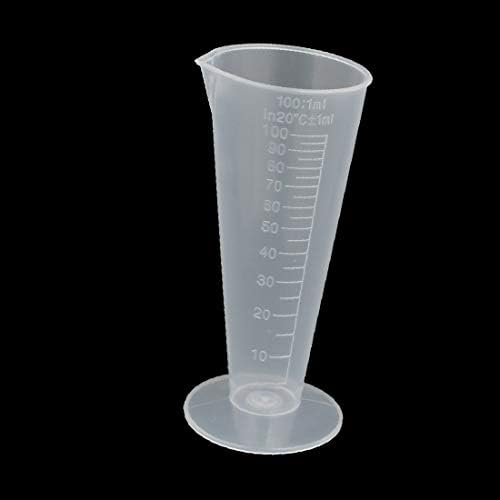 X-DREE 100 מל Volumetric Laikatoratory Beaker Beaker Media Media Mediangle Cups 2 pcs (Taza Graduada