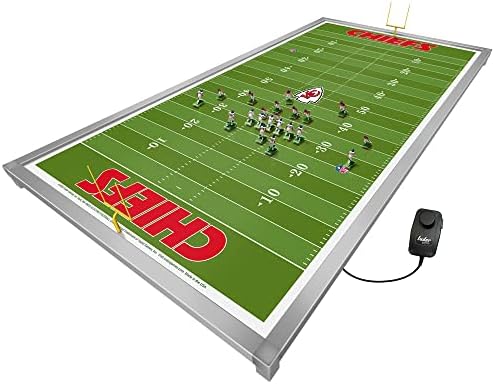 משחקי טיודור קנזס סיטי ראשי NFL NFL סט כדורגל חשמלי אולטימטיבי - מסגרת אלום, 48 X 24