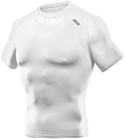 חולצת דחיסה של Drskin 4, 3 או 1 חבילה של חולצת דחיסה של גברים עם שרוול קצר עליון ספורט ספורט ספורט אתלט ריצה פעילה