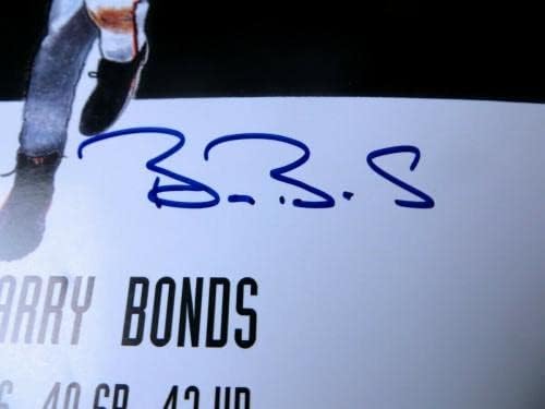 בארי בונדס אלכס רודריגז חוזה קנסקו חתום על חתימה 18x24 צילום גולדין - תמונות MLB עם חתימה