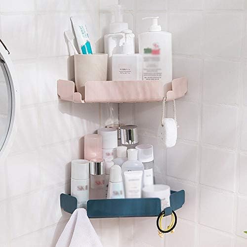 מתלה מקלחת EMISOO מדפי פינת אמבטיה חמים מחזיק שמפו אחסון מטבח מתלה מארגן מקלחת מארגן קיר מחזיק שטח חוסך