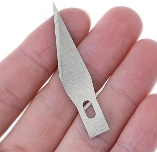 50 יחידות גילוף סכין להבים עמיד קל משקל תאימות טובה עבור בית חריטת להבי חריטת להבים -