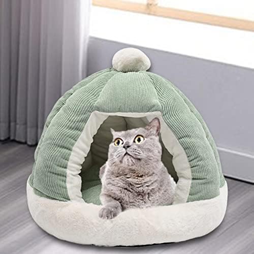 פטסולה יפה חתול מיטה אנטי להחליק רך קטיפה כלב מיטת מלונה להסרה כרית חיות מחמד אספקת חתול בית