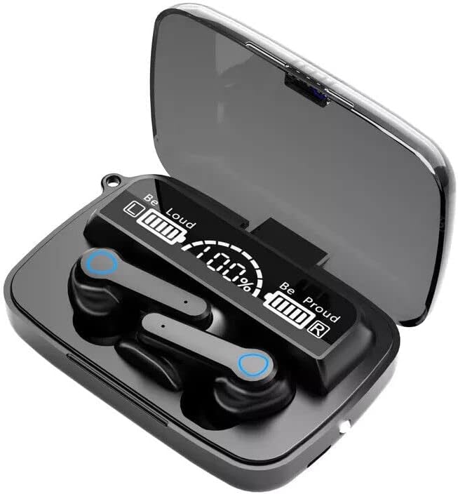 עבור TCL 20L+ אוזניות אלחוטיות אמיתיות Bluetooth 5.1 אוזניות בקרת מגע עם מארז טעינה של תצוגה