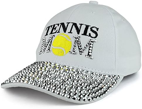 חנות הלבשה אופנתית טניס טניס אמא רקומה וחוקרת תכשיטים כובע בייסבול לא מובנה