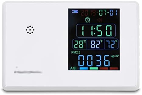 Walnuta Digital CO2 Meter HCHO PM2.5 צג Hygrothermograph Cloack Alart Clock CO2 CO2 AIR EARICE MONITER MONITERMALADEHYDE