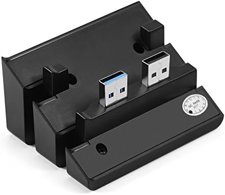 VIPXYC 5 PORT HUB USB, רכזת USB רב-יציאה עם נורות LED, מתאם בקר רכזת הרחבה לפלייסטיישן 4 Pro Console