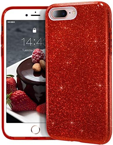 מארז Mateprox iPhone 8 Plus, iPhone 7 Plus Glitter Bling Bling Sparkle Girls Cute Girls Protection