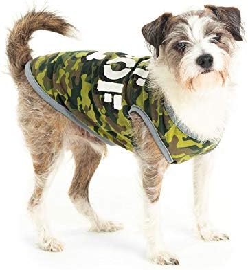 חולצת כלבים של CAMO PUP - תלבושת חייל צבא חמוד של הצבא