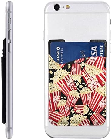 Gagaduck Popcorn דבק טלפון טלפון טלפון סלולרי מקל על ארנק כרטיסי שרוול זיהוי אשראי מחזיק תעודת
