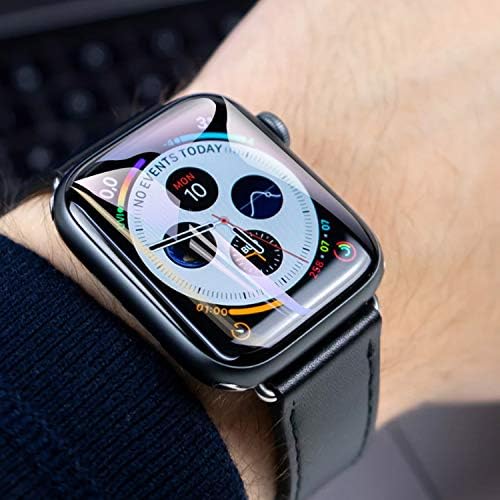 Verslat 3 חבילות מגן מסך עבור Apple Watch 44 ממ תואם לסדרה SE/6/5/4 מגן מסך אנטי-סקרט כיסוי מלא