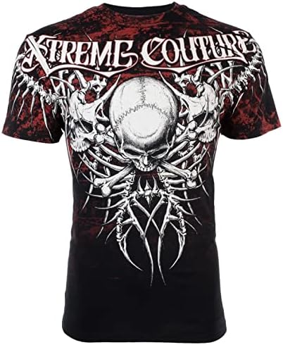 חולצת טריקו לחולצת טריקו של Xtreme Couture שחורה שחורה