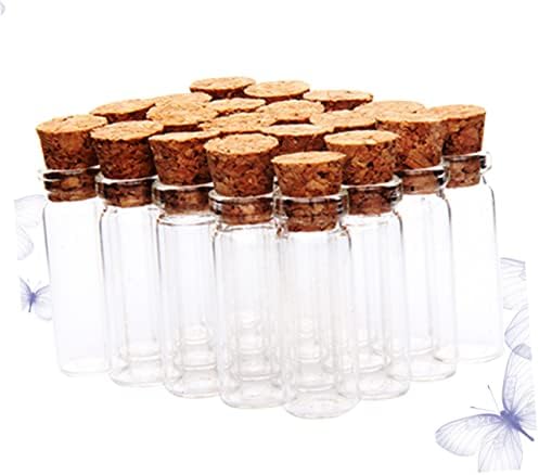 בקבוק זכוכית Luxshiny 24 יחידות עם צנצנות יוגורט זכוכית מכסה עם מכסים זכוכית מיכלים אטומים אוויר צנצנת זכוכית