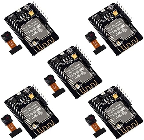 5 חבילות לוח פיתוח ESP32-CAM, לוח פיתוח מודול Bluetooth WiFi עם מודול מצלמה OV2640 עבור Arduino EU030