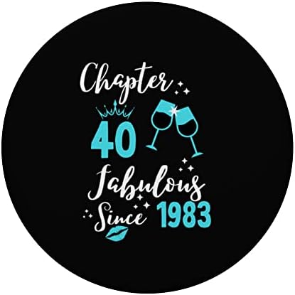 פרק 40 נהדר מאז 1983 חמוד 40 שמח לנשים Popsockets Swapparable Popgrip
