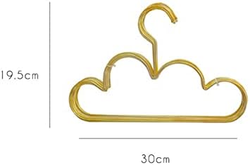 קולבי מעיל Knfut, 10 יחידים ברזל זהב קולב מעיל ענן צורה ענן קיר אחסון קיר מארגן קישוט