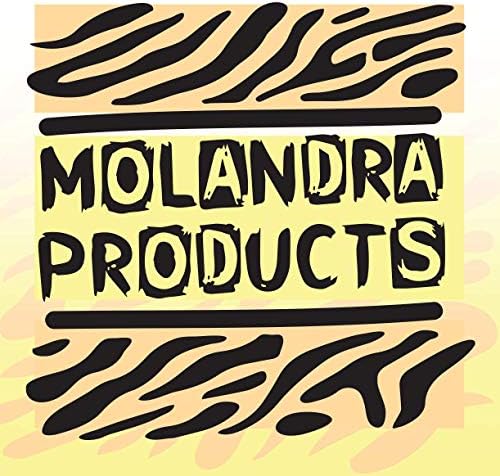 מוצרי Molandra Howey - 20oz hashtag בקבוק מים לבנים נירוסטה עם קרבינר, לבן