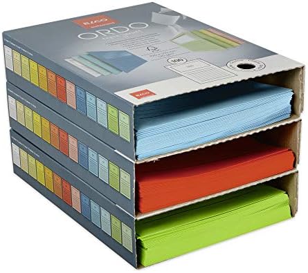 אלקו אורדו קלאסיקו 120 גרם 10 צבעים התחת. איקס 10 תיקיות נייר עם הדפסה וחלון 180 איקס 100 מ מ - תיבה 100