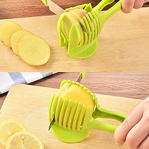 מטבח אביזרי לחתוך לימון חפץ עגול מגש מבצע יצירתי מטבח גאדג ' ט כלי פירות מפריד