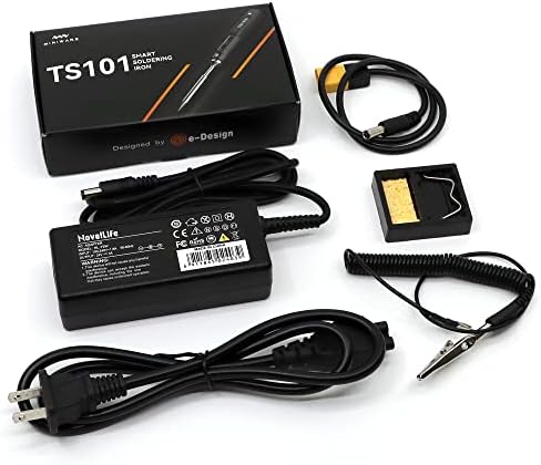 Novellife מקורי TS101 ערכת ברזל לחיכה חשמלית טמפרטורה מתכווננת תצוגה מסך דיגיטלי חכם עם TS B2