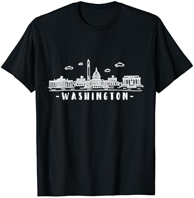 חולצת טריקו של קו הרקיע של וושינגטון הבירה