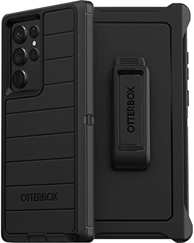 סדרת Otterbox Defender Case עבור Samsung Galaxy S22 Ultra - קליפ נרתיק כלול - הגנה על הגנה מיקרוביאלית