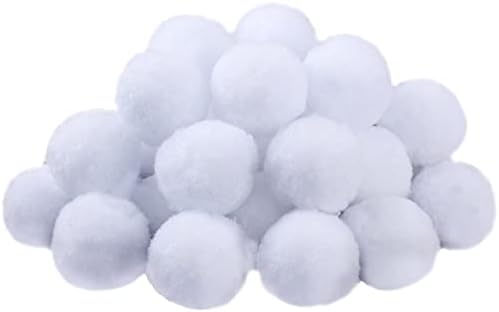 WILLBOND 80 PCS POM POM BALLS CRAFT POM POMS כדורי כדורי קטיפה רכים תחפושות חג המולד כדורי שיער קישוט