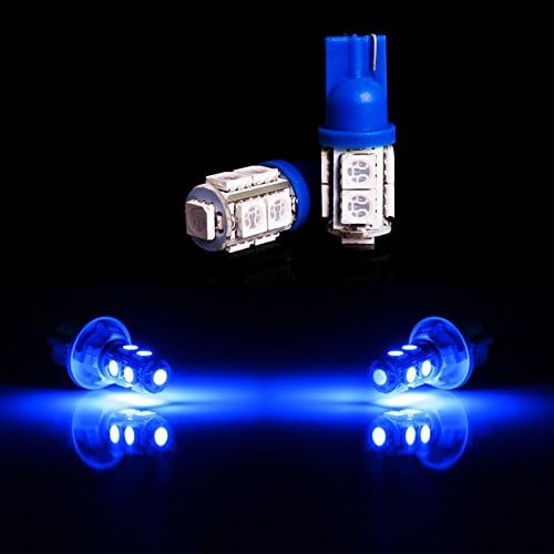 TGP T15 Blue 9 LED SMD 5050 טריז הפוך/גיבוי נורות זוגות 2010-2013 תואם ל- KIA Soul