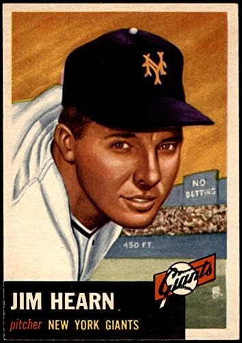 1953 Topps 38 ג'ים הרן ניו יורק ענקים NM Giants