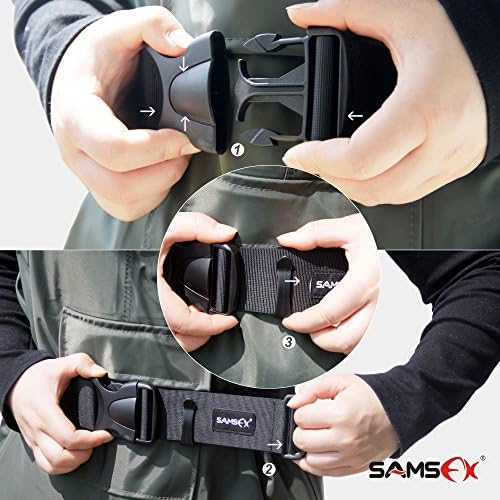 חגורת חגורה מתכווננת של SAMSFX 2 חגורה מתכווננת לחגורת חגורה מתכוונת מתאימה לרצועות מותניים 55