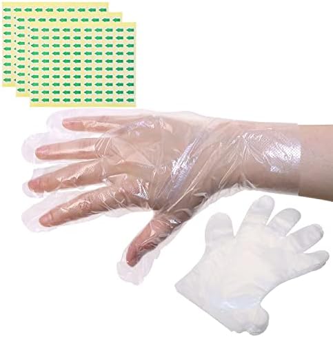 300 יחידות ברור פלסטיק יד כפפות לחות יד כיסוי פרפין שעוות אמבט ספינות עבור יד טיפול שקיות