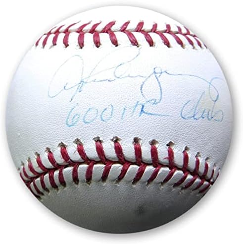 אלכס רודריגז חתם על חתימה בייסבול MLB 600 שעות מועדון ינקי JSA AF30988 - כדורי בייסבול עם חתימה