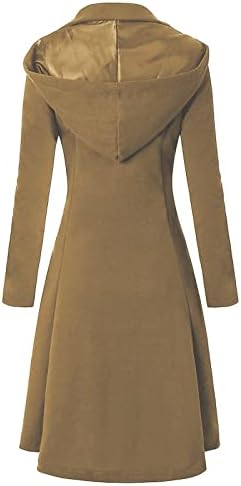 חולצות התאמה מוצקות יותר חמות נשים מכסה הברדס בית הספר מעיל נדנדה עם שרוולים ארוכים פוליאסטר חורפי פפלום ז'קט מעיל