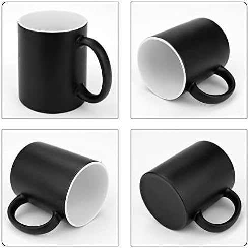 שחור אמריקאי דגל יצירתי שינוי צבע קרמיקה קפה כוס חום שינוי ספל מצחיק עבור בית משרד