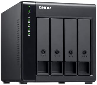 QNAP TL-D400S 4 BAY SATA 6GBPS מארז אחסון JBOD. כרטיס הרחבה של PCIE SATA כולל