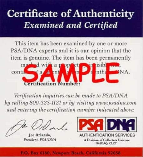 ג'יי ברוונגר PSA DNA חתום על COA 5x7 חתימה תמונה הייסמן - תמונות NFL עם חתימה