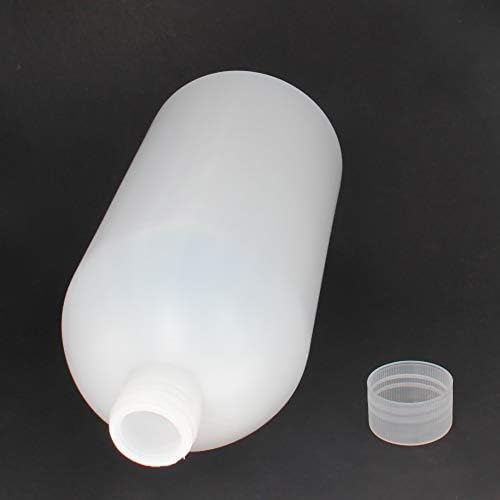 5 יחידות פה קטן בקבוקי פלסטיק 1000 מ ל/34 עוז פלסטיק ריק מעבדה בית נוזל מדגם אחסון מיכל מגיב פוליאתילן