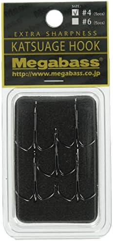Megabass Katsuage Outbarb Treble Hook 5 חבילה