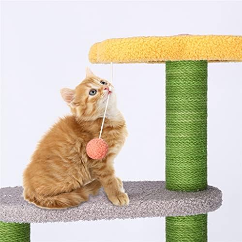 חתולי טיפוס מסגרת עם גרוד מצחיק חתולי צעצועי חתולי עץ מגדל קפיצת הגנה ריהוט בית לחתולים גורים