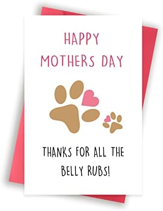 הומוריסטי אמא של יום כרטיס, חמוד כלב אמא כרטיס לנשים, יפה כלב אמא אמהות יום כרטיסי מתנות, כלב אמהות יום כרטיס