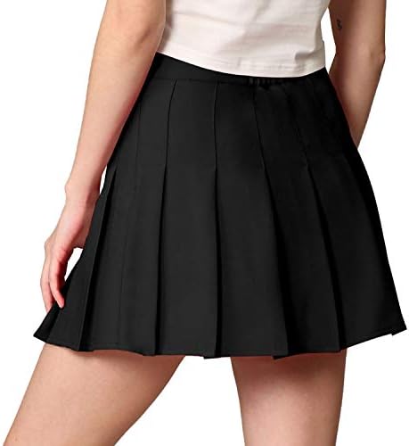 שנעשה על ידי ג 'וני נשים' בנות גבוהה מותן מיני משובץ בית ספר אחיד קפלים סקטים טניס חצאית עם רירית מכנסיים