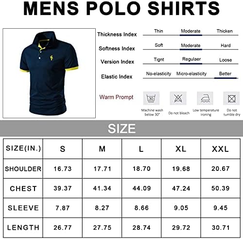 חולצות פולו לגברים עם שרוול קצר וחולצות פולו גולף מכותנה עם שרוול ארוך לגברים חולצות מזדמנים בכושר דק