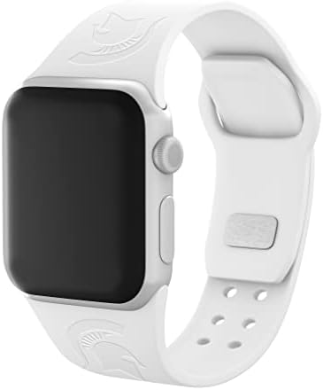 להקות זיקה מישיגן מדינת ספרטנים חרוטים חבילת משולבת סיליקון תואמת ל- Apple Watch ו- AirPods Gen 3