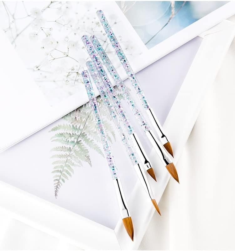 N/A קריסטל אקרילי אמנות סלון פרחים מברשת גילוף מברשת גודל מעורב ציור מניקור נקודה עט