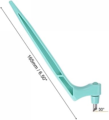 כלי חיתוך מלאכה של UXCell, 360 מעלות להבים מסתובבים חותך נירוסטה עם להב של 15 מעלות למלאכות DIY שבלונות אלבומים,