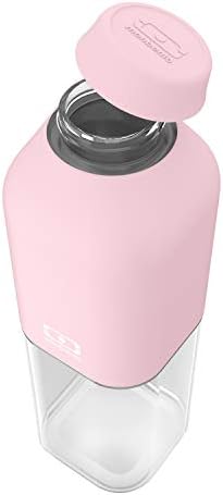 מונבנטו - MB חיובי M ליצ'י פינק BPA בקבוק מים חופשי - 17 גרם - דליפה הוכחת ספורט ומי נסיעה בקבוק מים