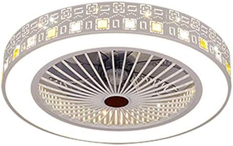 מאווררי תקרה של Cutyz עם מנורות, LED עמעום שלט רחוק שלט רחוק מאווררי תקרה מנורה עלים בלתי נראים